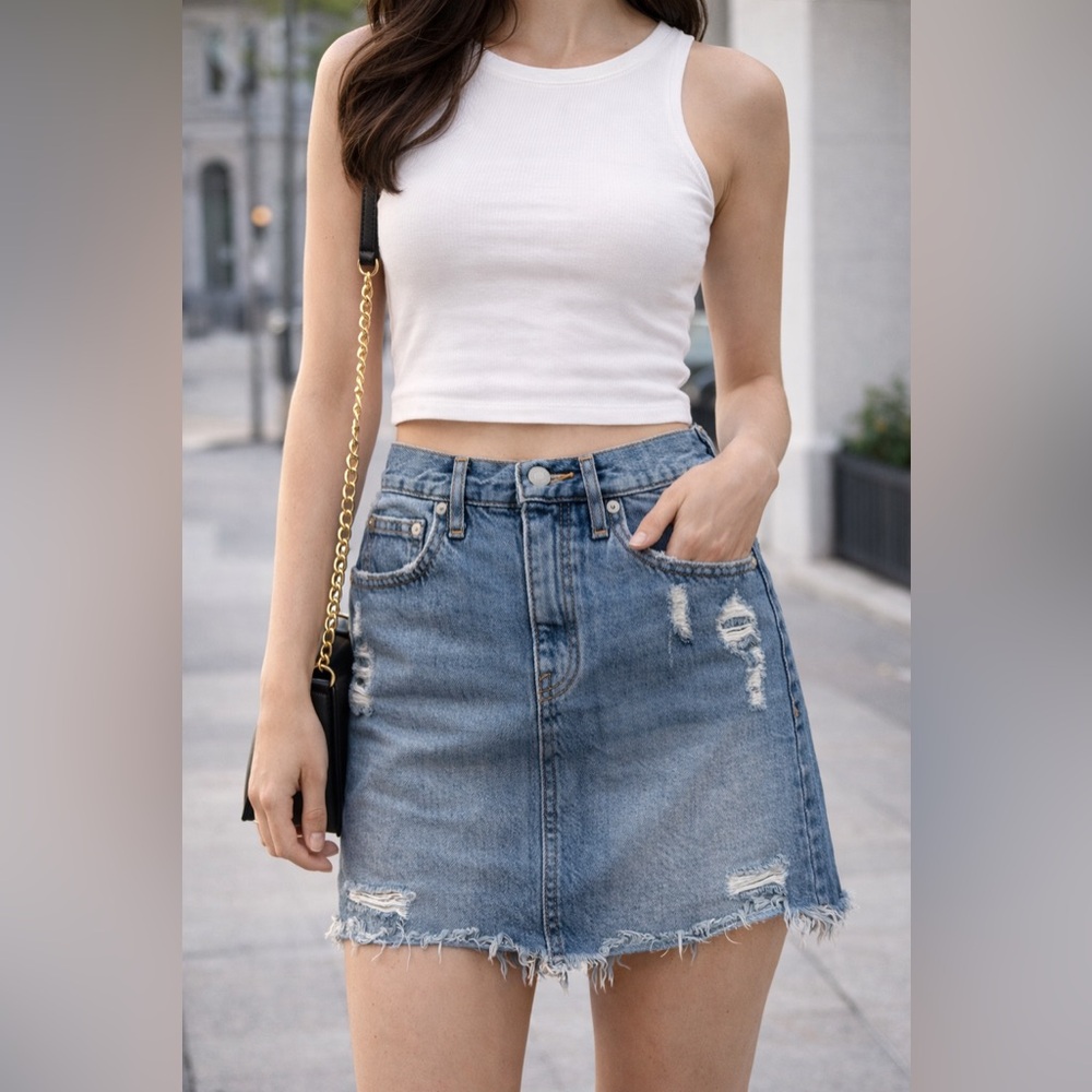 GAP Blue Denim‎ skirt